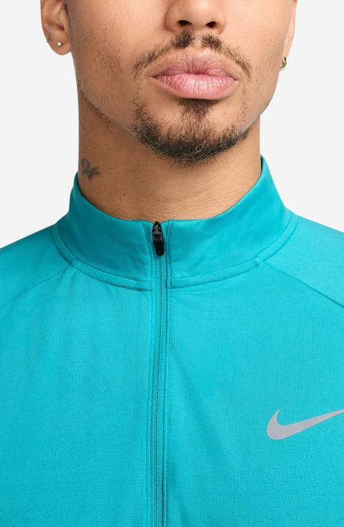 Nike Dri-fit Stride Half Zip Running Top In Dusty Cactus