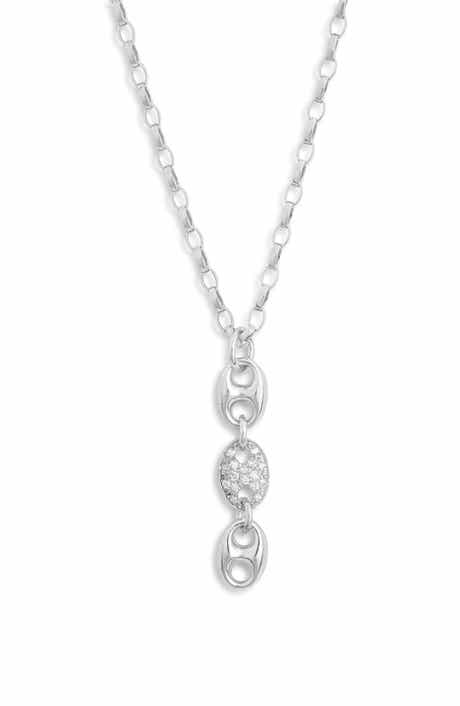 Diamond Link Pendant Necklace - 0.15ct.