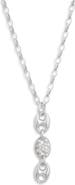 MESHMERISE Diamond Link Pendant Necklace - 0.15ct.
