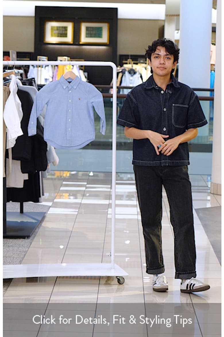 Kids' Cotton Oxford Button-Down Shirt video