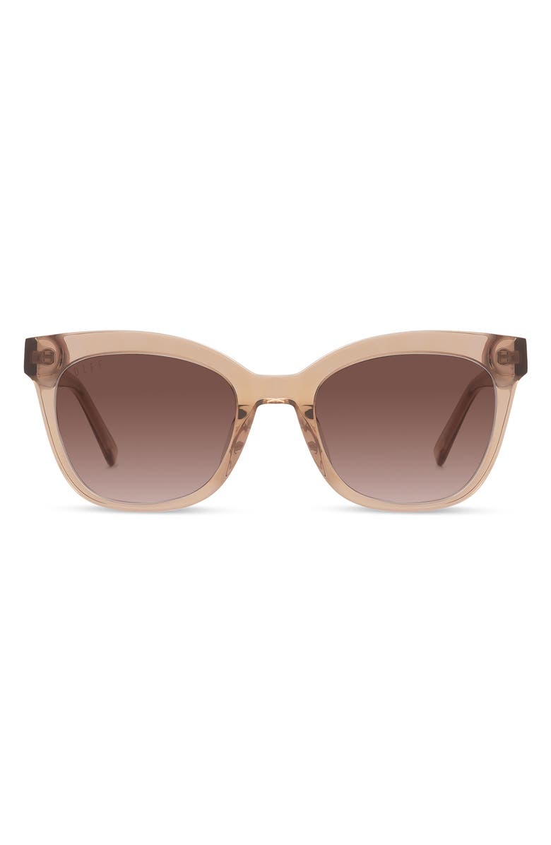 DIFF Winston Cafe 52mm Square Sunglasses, Main, color, 