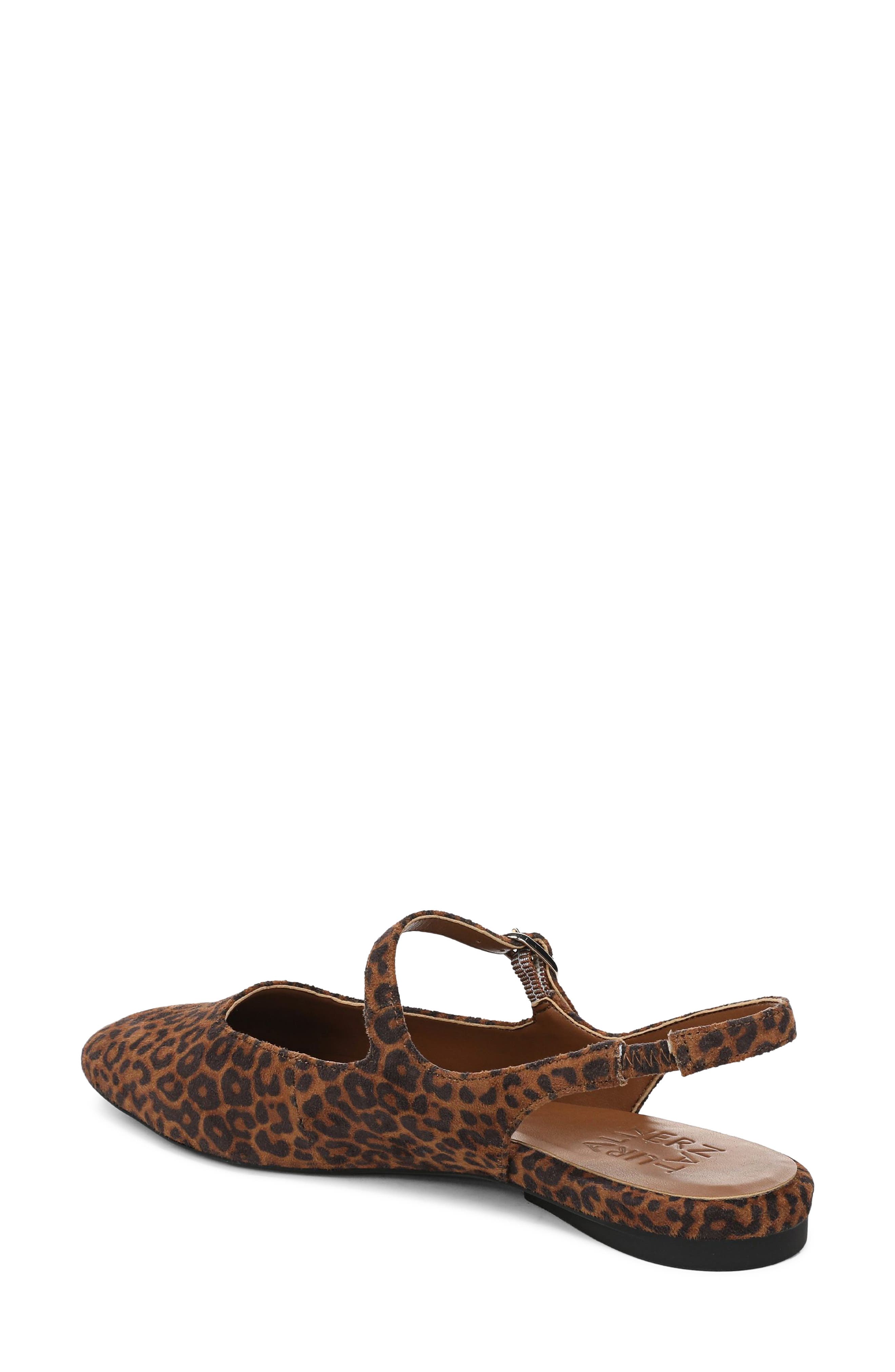 Anikka Mary Jane Slingback Flat, Alternate, color, DARK CHESTNUT