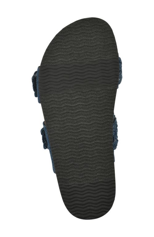 Cliffs By White Mountain Hey Hey Slide Sandal In Dark Blue