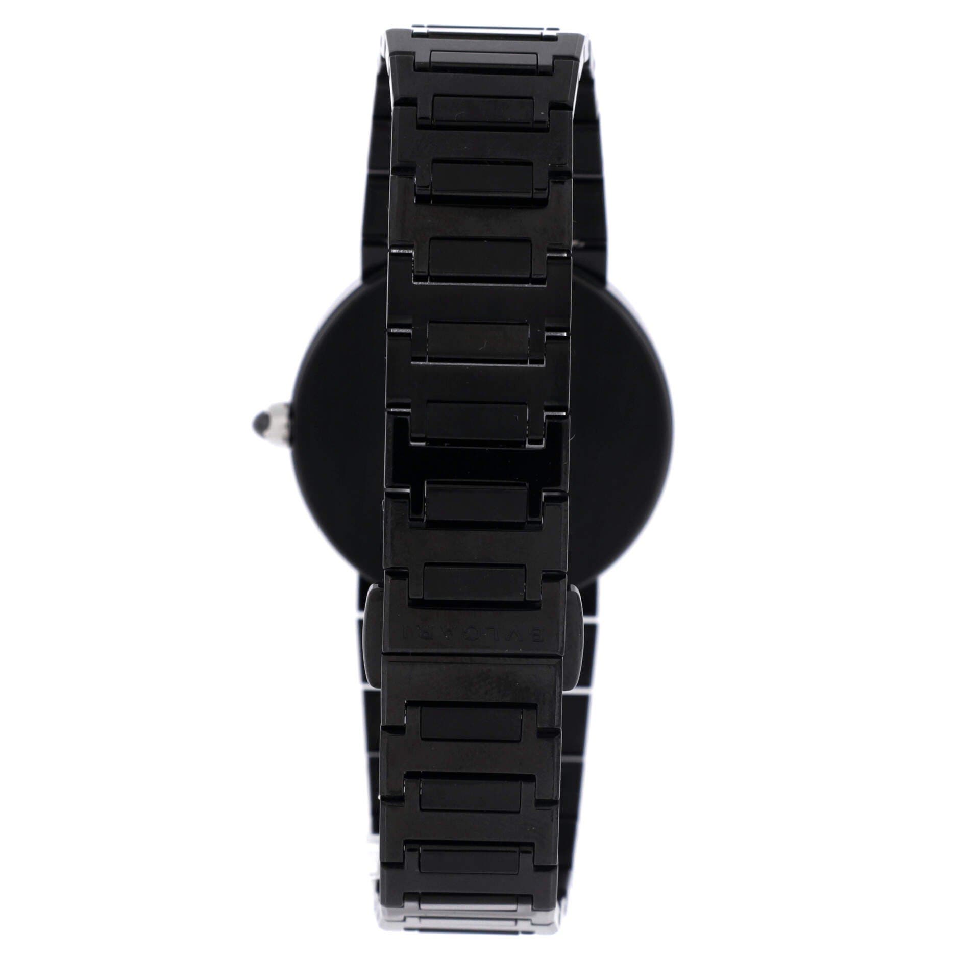 Bvlgari Quartz Watch PVD Stainless Steel 33, Alternate, color, Black