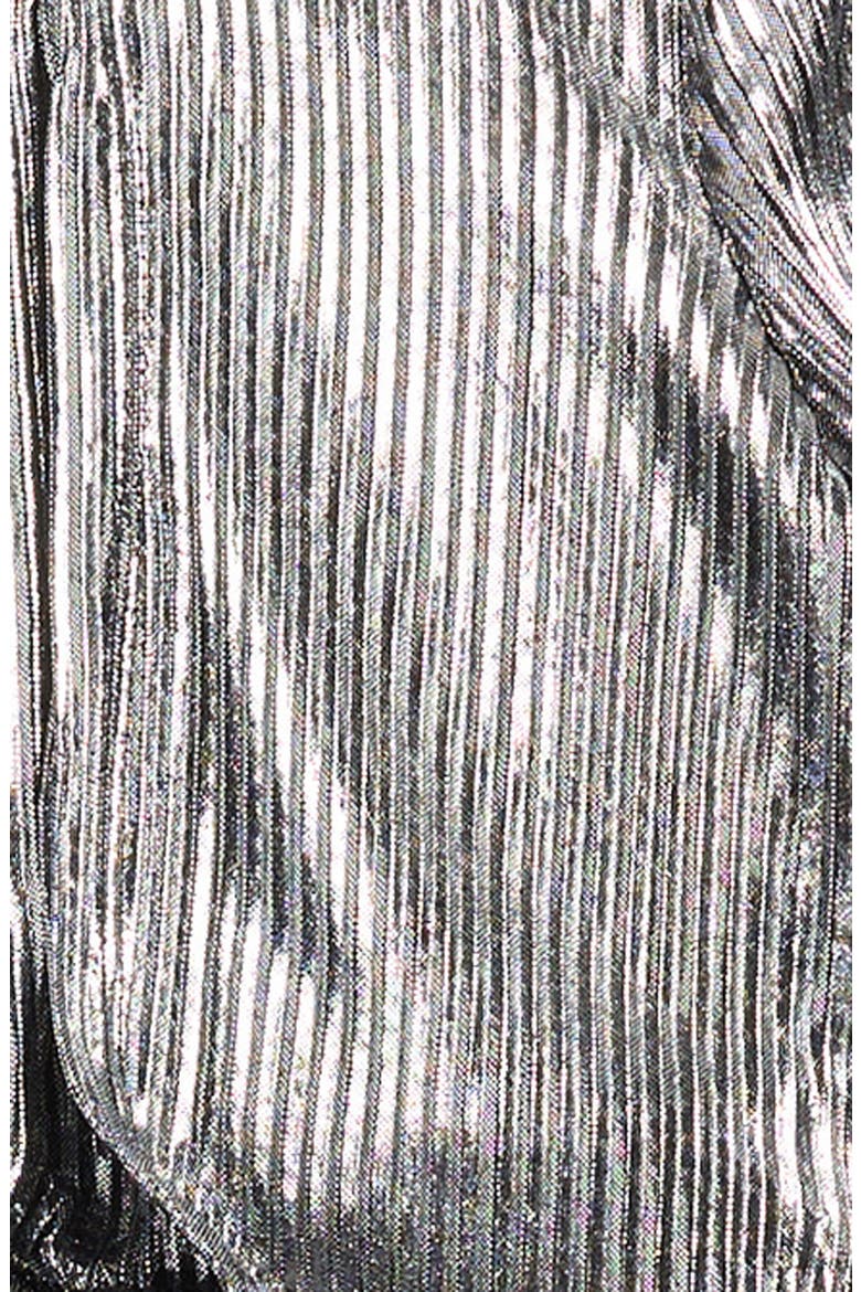Kids' Metallic Jumpsuit, Alternate, color, SILVER