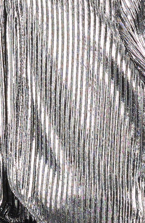 Truly Me Kids' Metallic Jumpsuit In Gray