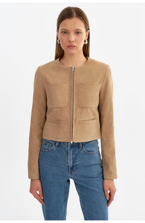 Linette S | Suede Jacket