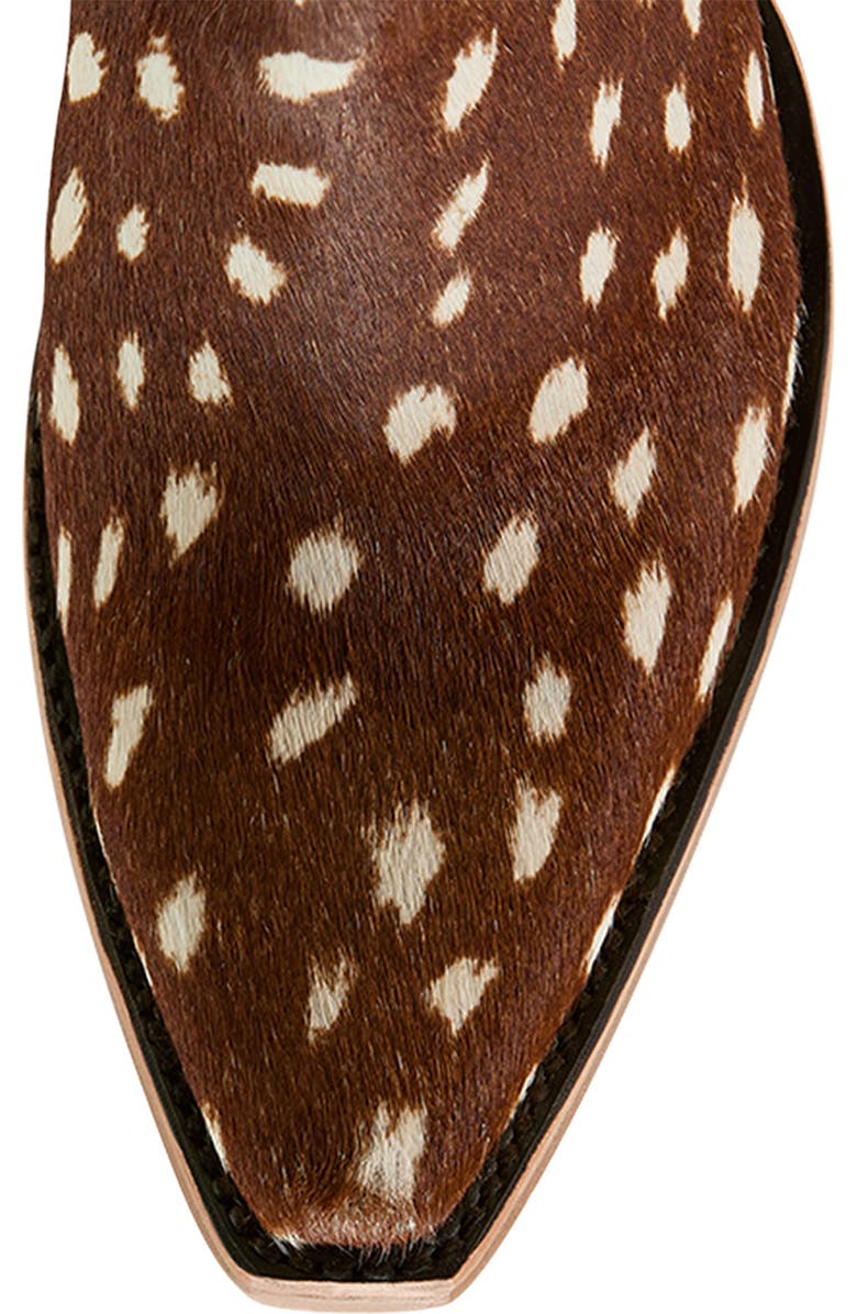 Ariat Dixon X Toe Western Boot, Alternate, color, Brown Calf Hair