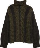 Khaite Nico Cable Knit Cashmere Blend Sweater