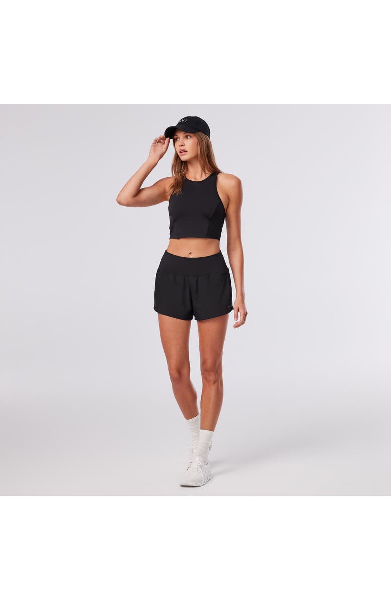 Tavi Active Long Line Bra, Alternate, color, Ebony