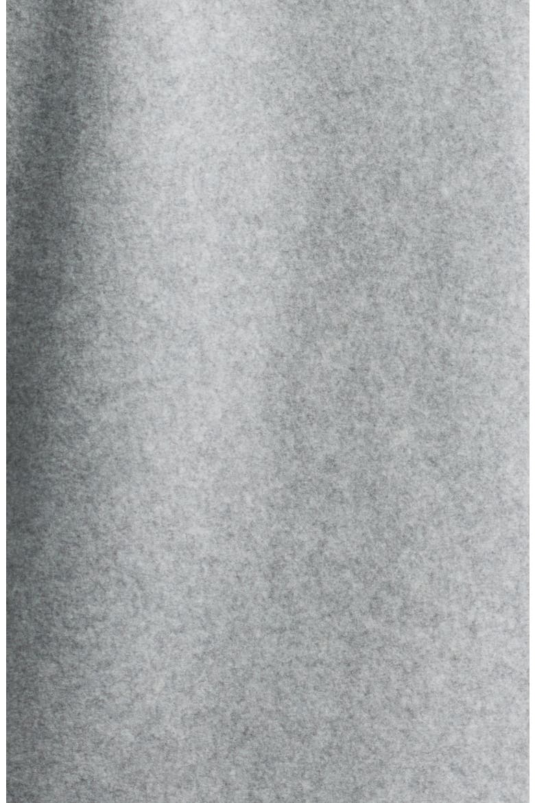 Jewel Button Flannel Jacket, Alternate, color, LT GREY
