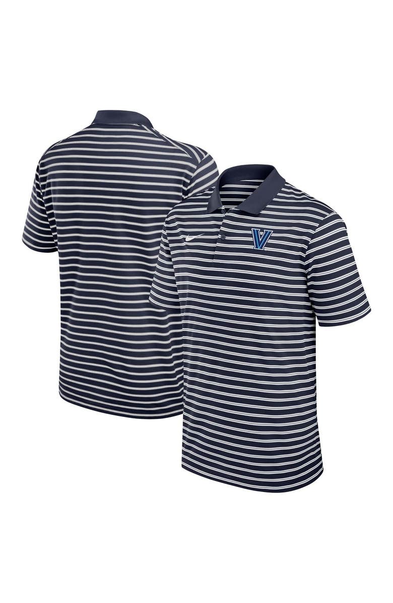Nike Men's Nike Navy Villanova Wildcats Victory Stripe Performance Polo, Alternate, color, Navy