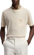 Ralph Lauren Purple Label Linen Jersey Pocket T-Shirt