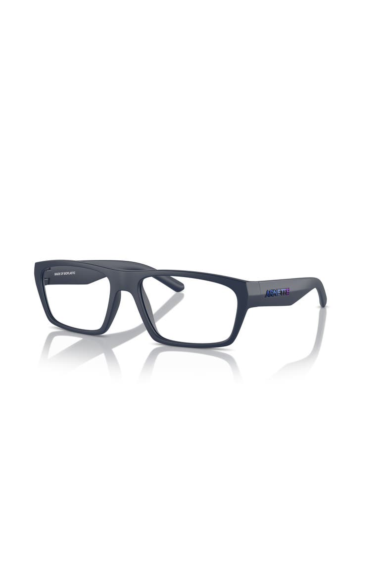 56mm Rectangle optical glasses, Main, color, Blue