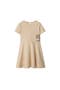 Check Label Cotton Dress