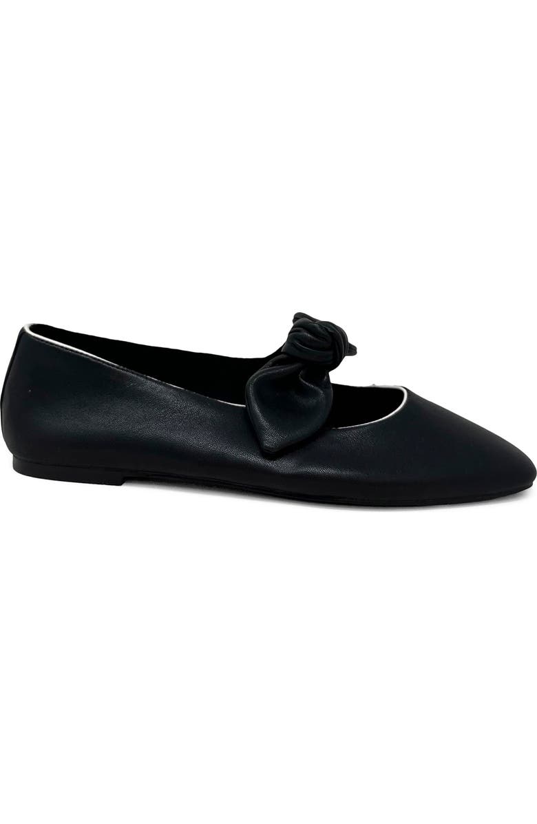 SHUSHOP April Mary Jane Flat, Alternate, color, Black