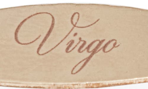 Set & Stones Engraved Zodiac Pendant