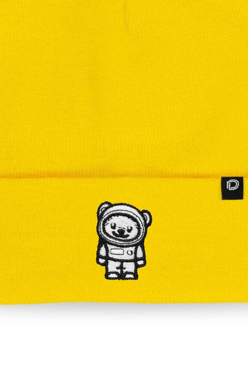 Dalix Ice Bear Beanie In Yellow