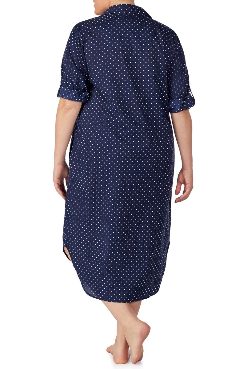 Lauren Ralph Lauren Polka Dot Sleep Shirt, Alternate, color, 