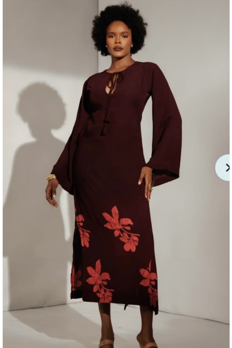 Naj Dress, Main, color, Burgundy