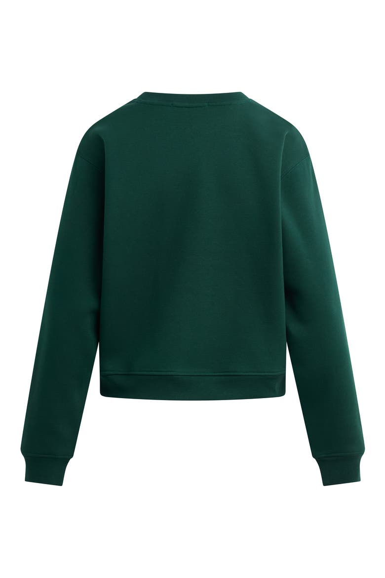 Club Graphic Sweatshirt, Alternate, color, FOREST/ SUGAR