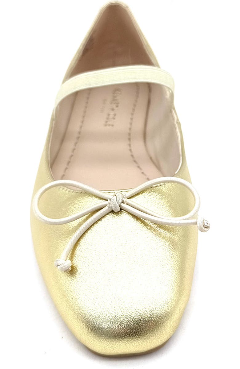Kenneth Cole Myra Mary Jane Flat, Alternate, color, Soft Gold Leather