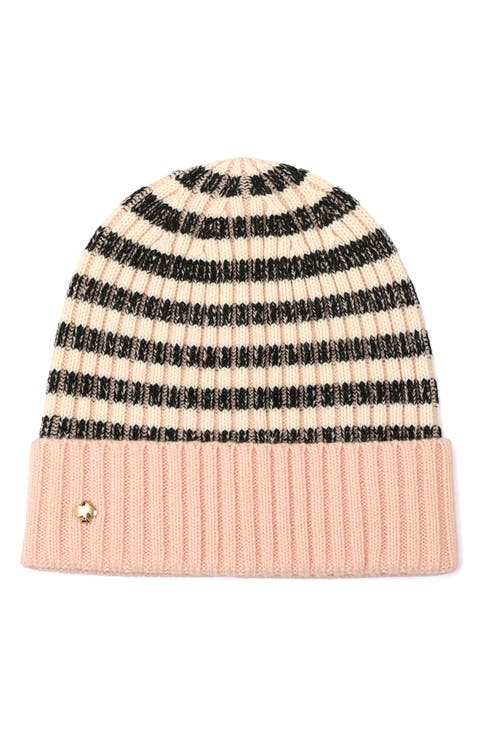 Stripe Cuff Beanie