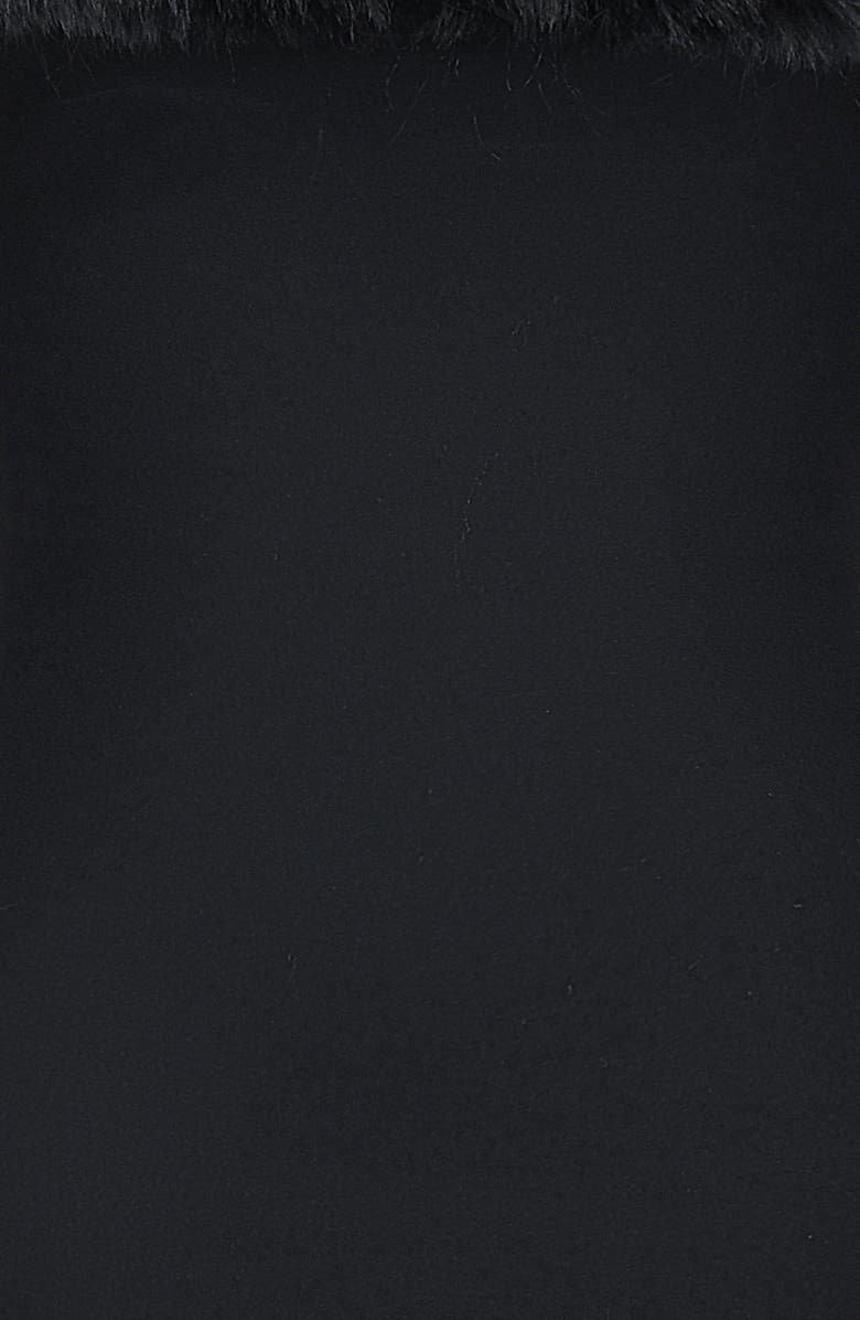 HOUSE OF CB Keilani Long Sleeve Minidress with Faux Fur Trim, Alternate, color,