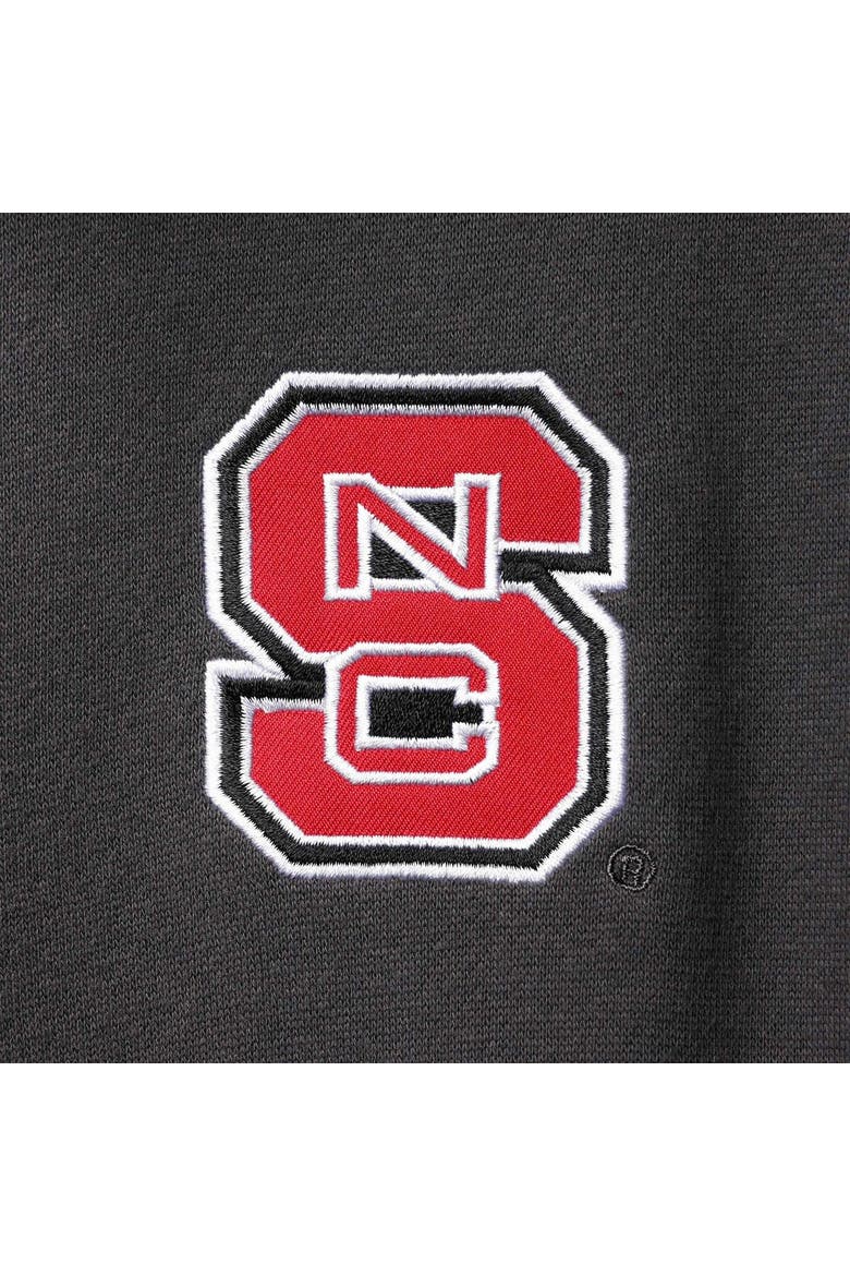 Men's Colosseum Charcoal NC State Wolfpack Tortugas Logo Quarter-Zip Jacket, Alternate, color, Charcoal