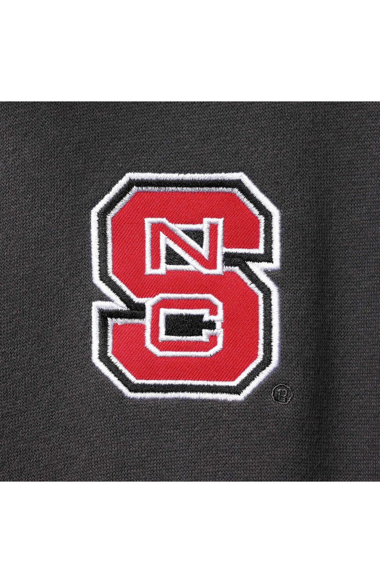 COLOSSEUM Men's Colosseum Charcoal NC State Wolfpack Tortugas Logo Quarter-Zip Jacket, Alternate, color, Charcoal