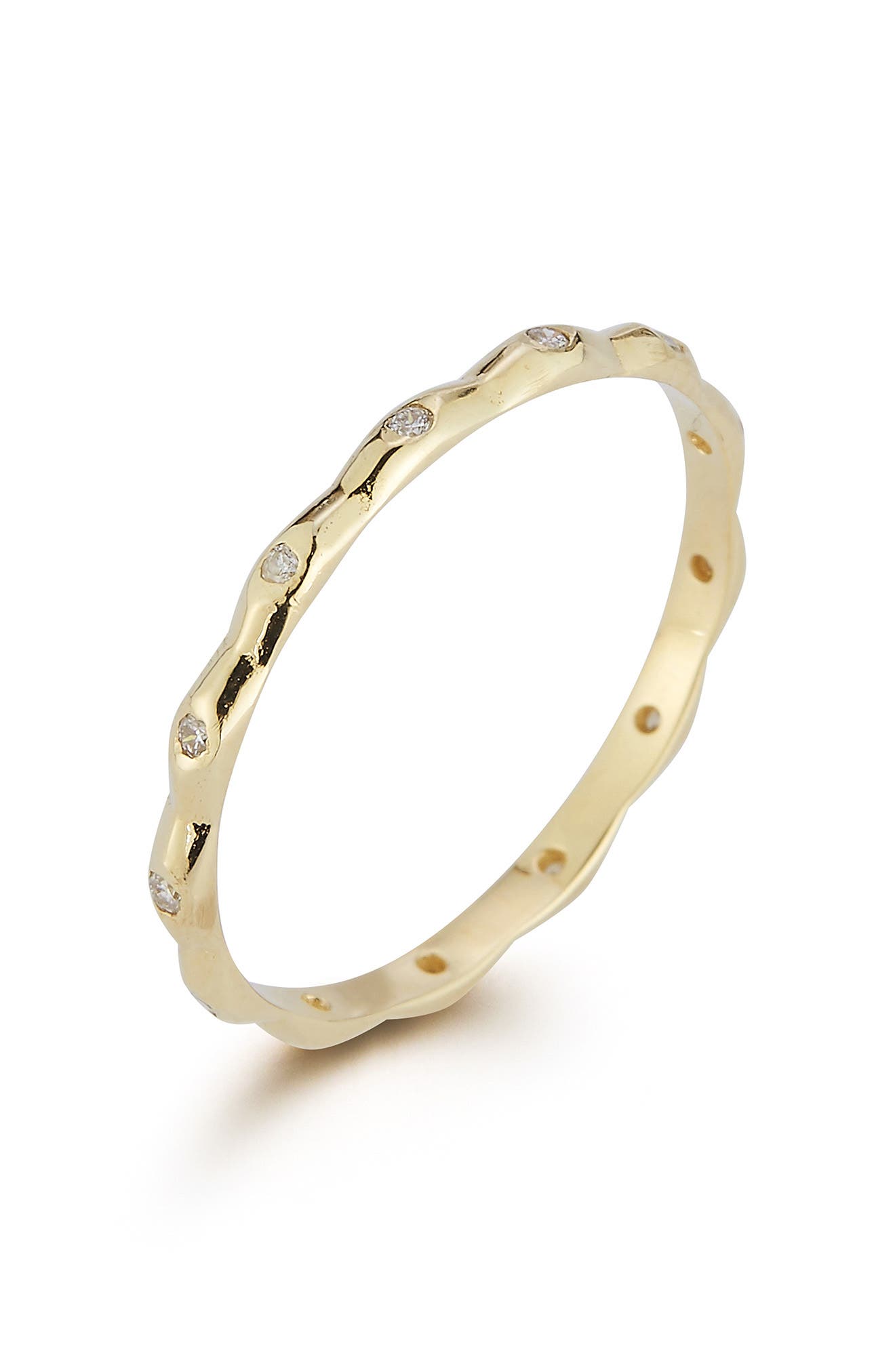 Ember Fine Jewelry 14K White Gold & Diamond Band Ring, 0.08 ctw - Size ...