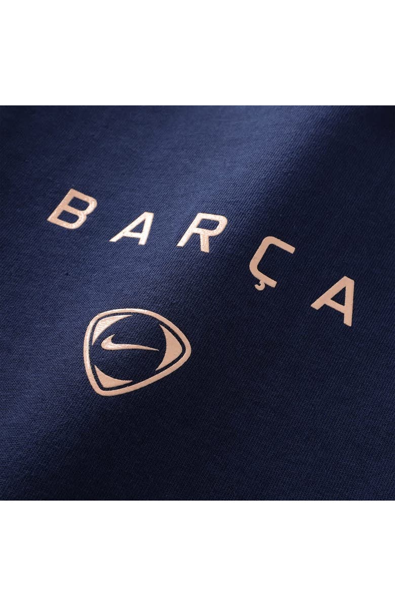 Nike Men's Nike Navy Barcelona 2025/26 T90 Wordmark T-Shirt, Alternate, color, 