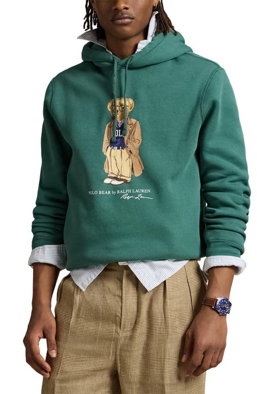 Polo Ralph Lauren Ralph Lauren Polo Bear Fleece Hoodie In Green