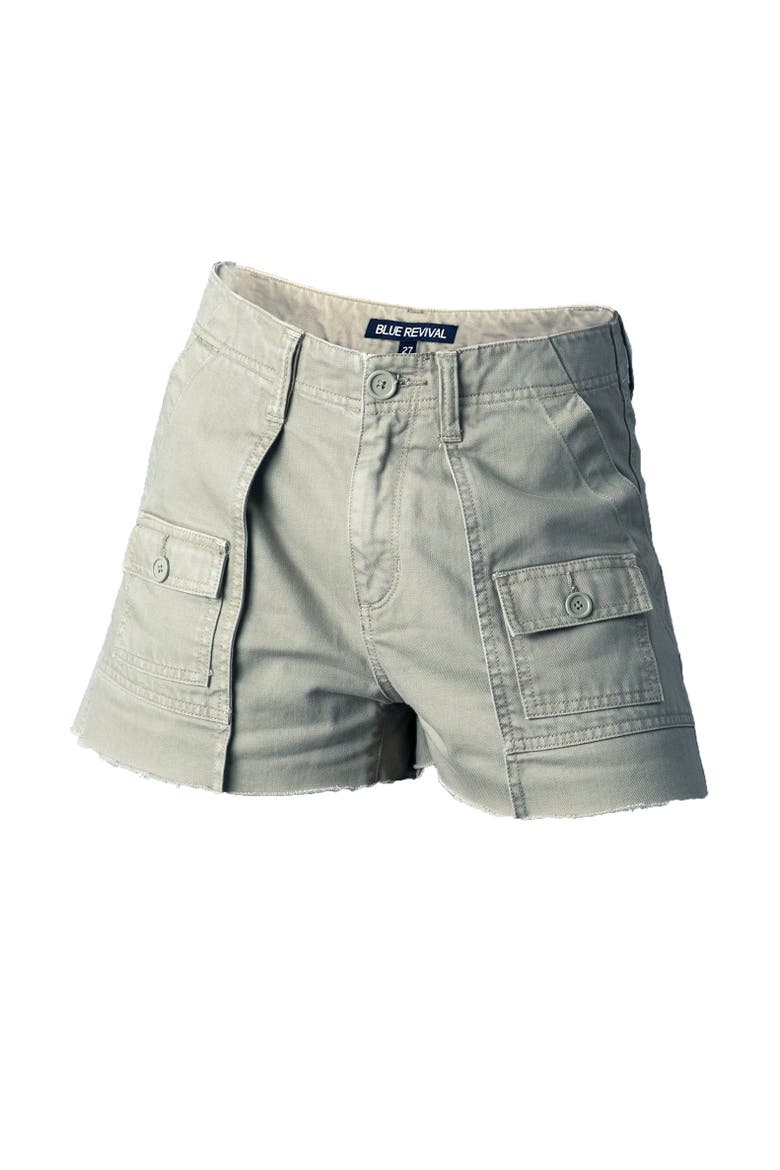 Adeline Cargo Shorts, Alternate, color, Light Olive