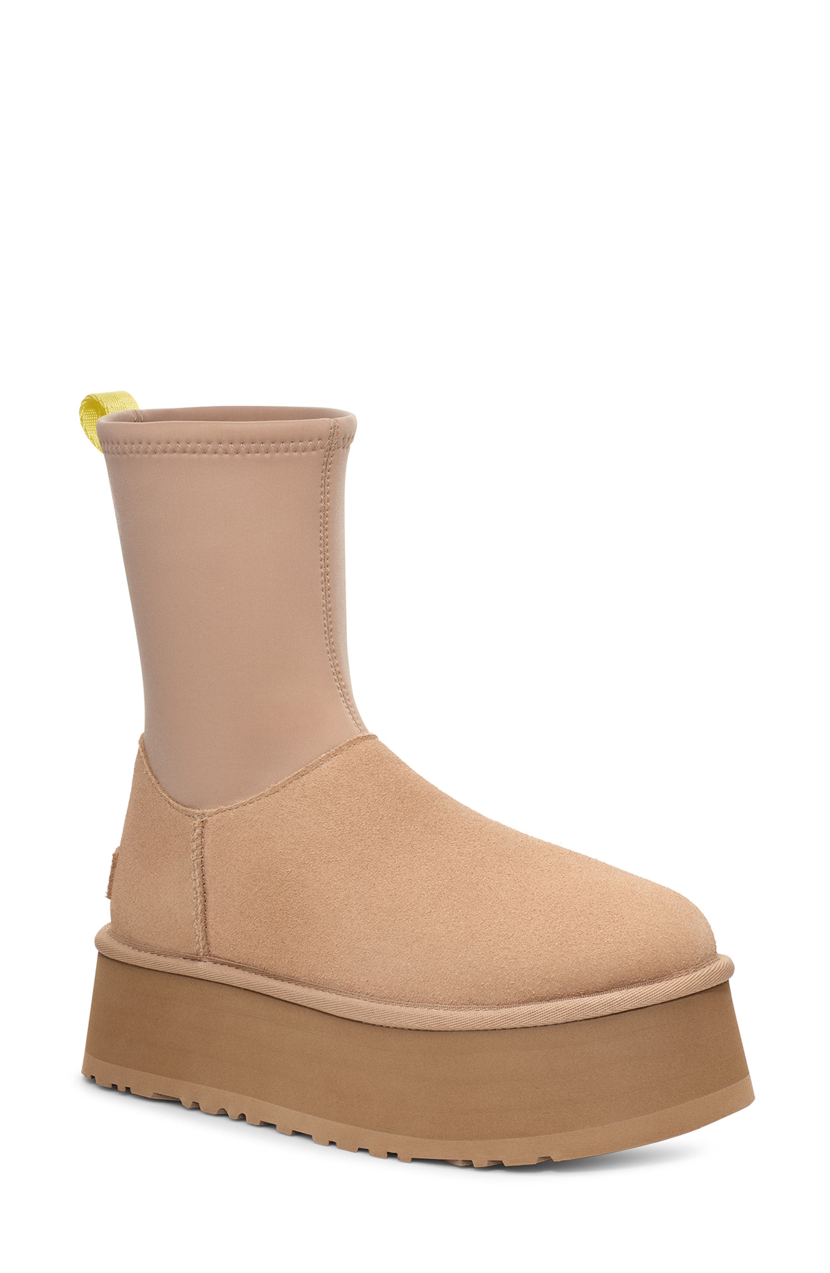 Classic Dipper Platform Boot, Main, color, SAND