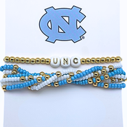 Color Shout North Carolina Lucky 7 Bracelet Set