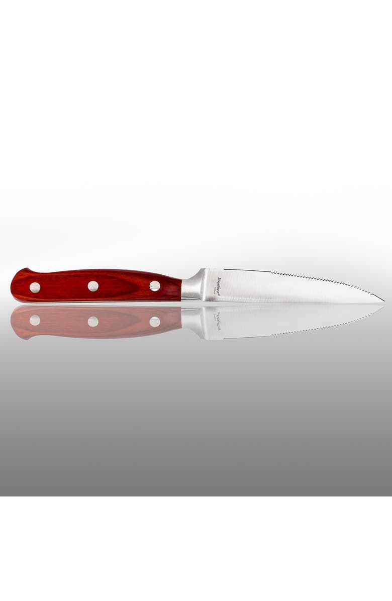 BergHOFF Pakka Wood 6-Piece Steak Knife Set, Alternate, color, Brown