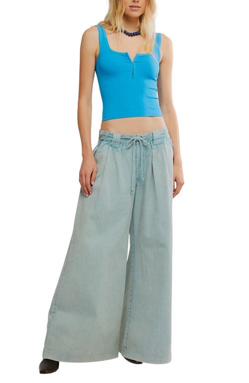 Free People Simply Soft Cotton Blend Tank In Animal Print