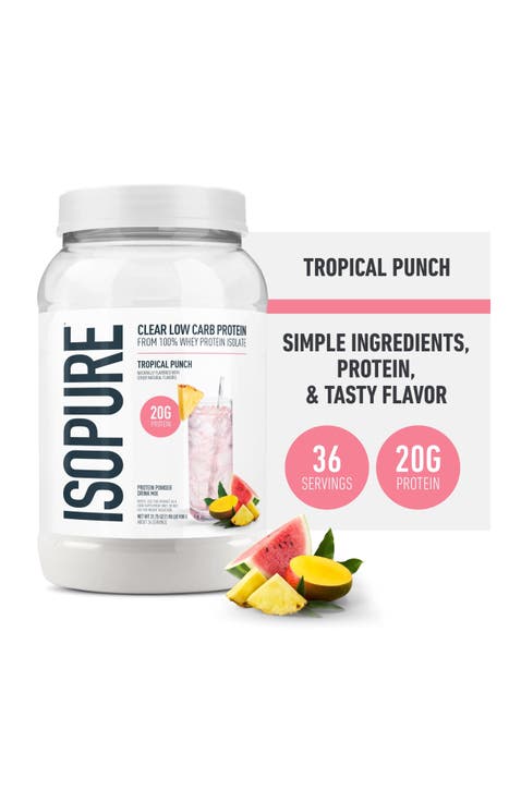 Infusions Clear Whey Protein Isolate Powder Tropical Punch