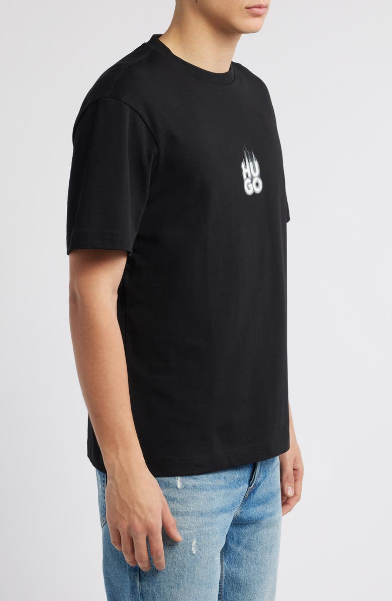 HUGO Dalsar Graphic T-Shirt, Alternate, color, Black