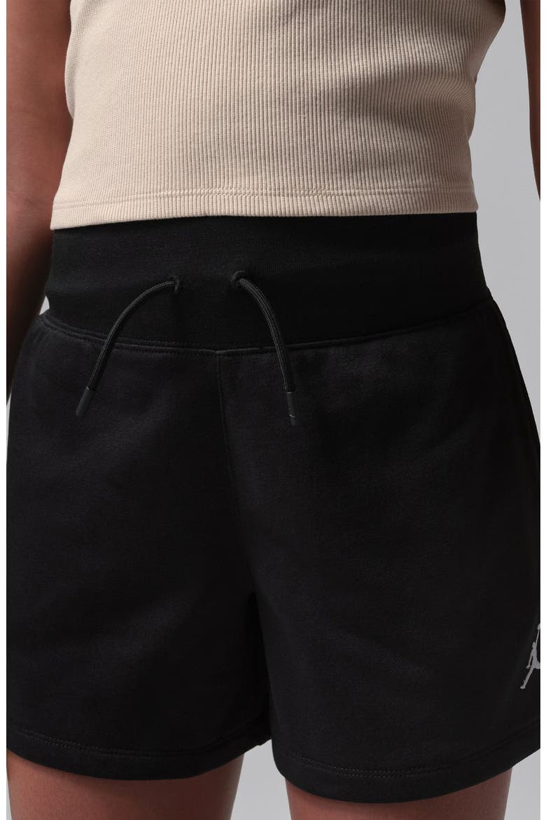 Kids' Brooklyn Fleece Pull-On Shorts, Alternate, color, BLACK