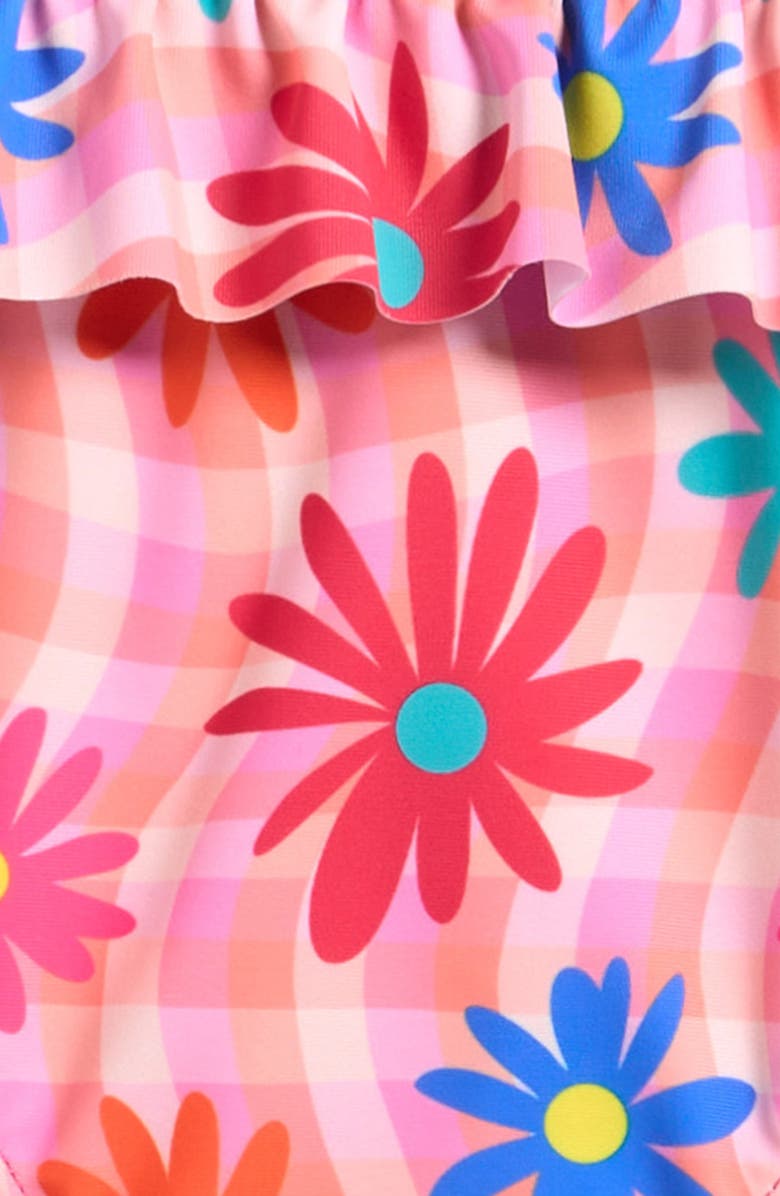 Ava & Yelly Kids' Ruffle Two-Piece Swimsuit, Alternate, color, Coral