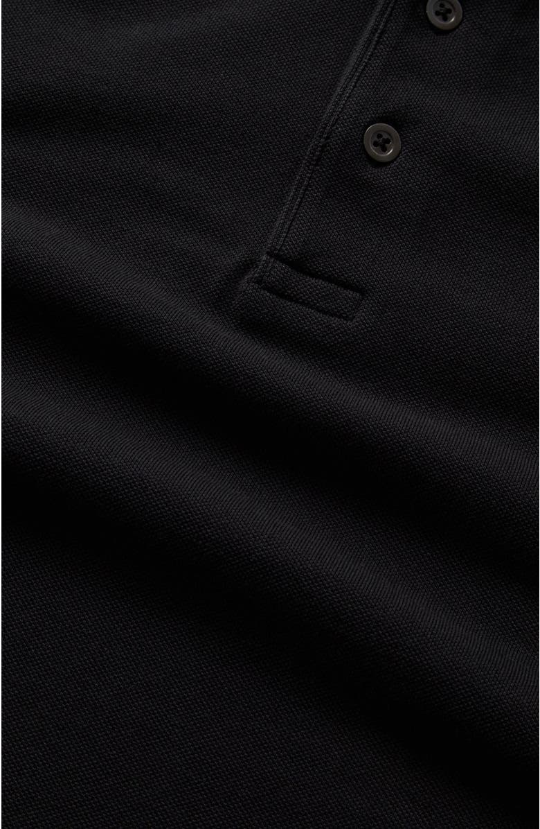 Robert Talbott Walker Short Sleeve Polo, Alternate, color, Black
