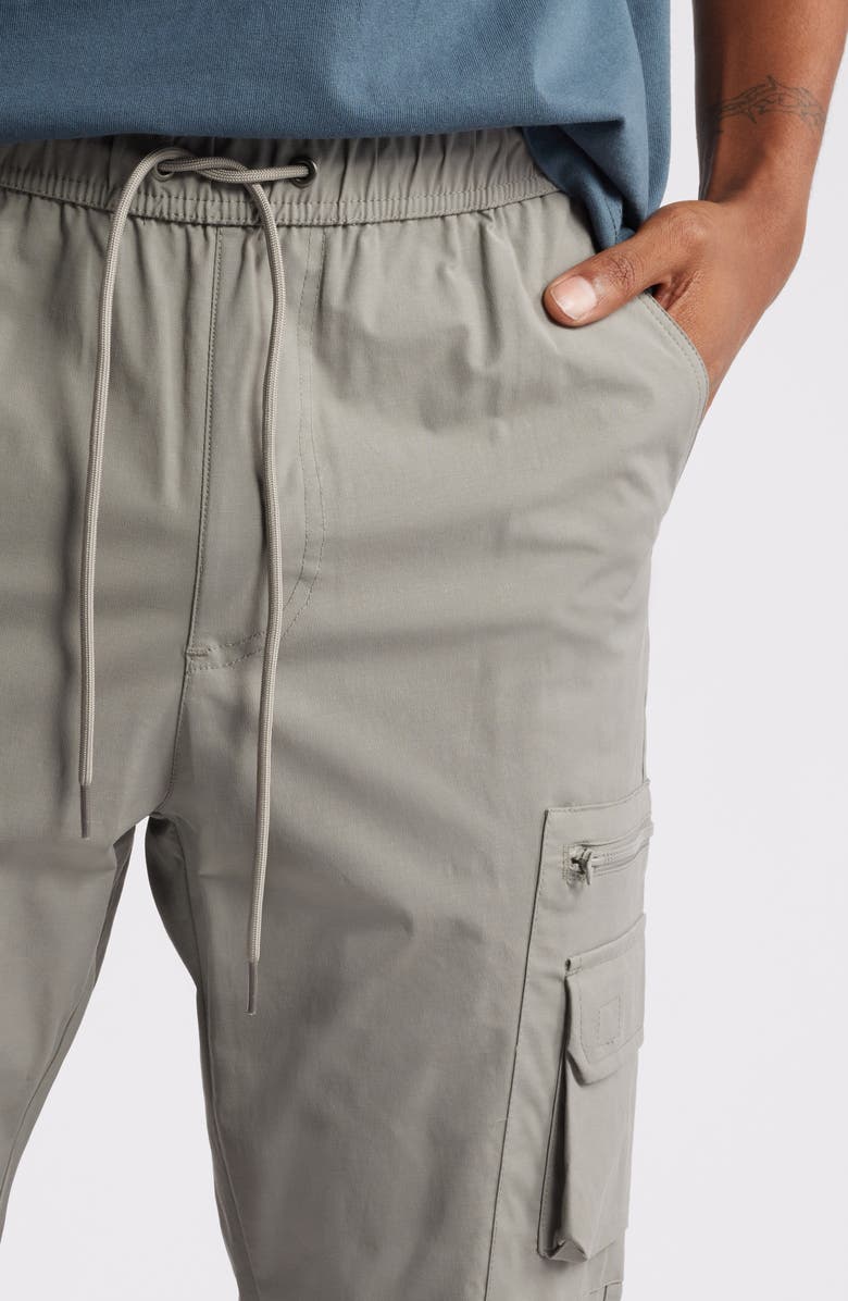 PacSun William Slim Cotton Cargo Pants, Alternate, color, 