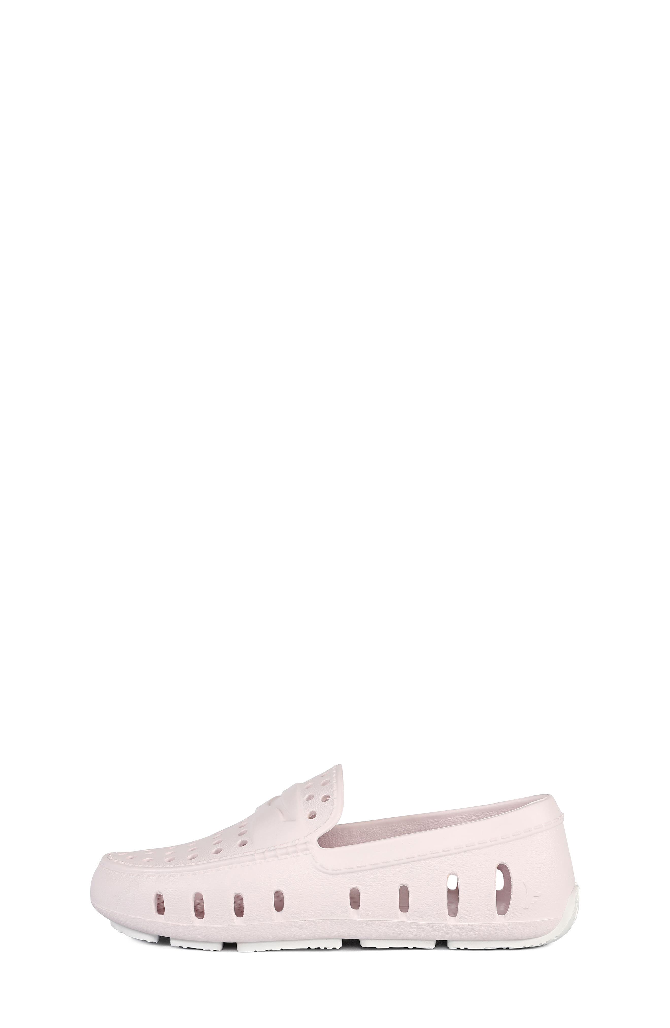 Kids' Prodigy Waterproof Driver Loafer, Alternate, color, DUSTY PINK/BRIGHT WHITE