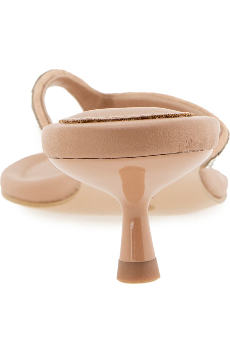 BCBGeneration Iefan Kitten Heel Thong Sandal, Alternate, color, Tan/ Rhinestone