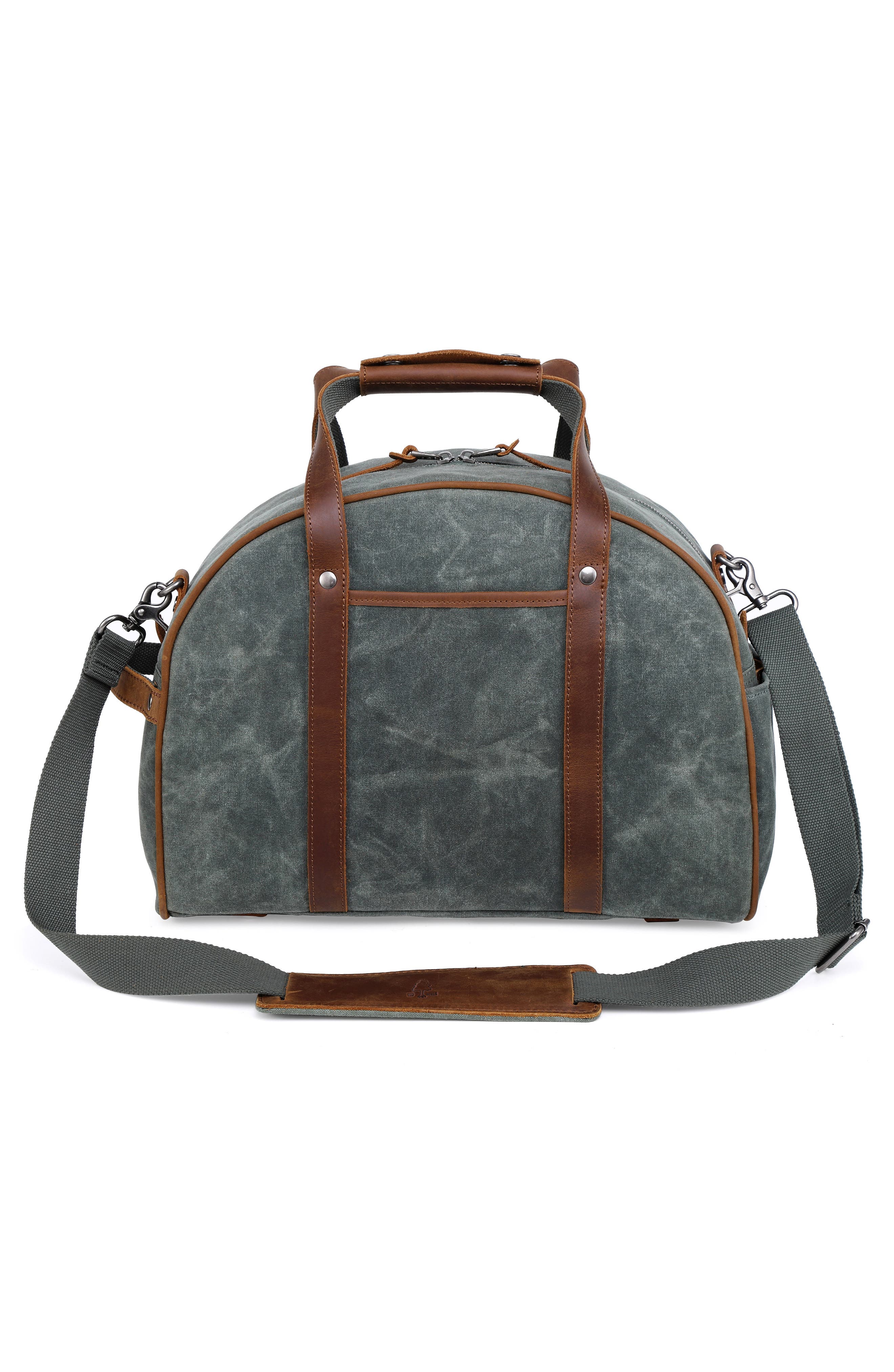 THE SAME DIRECTION Stone Creek Waxed Canvas Weekend Bag, Alternate, color, 