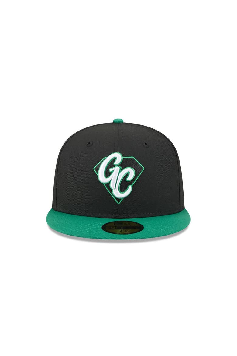Men's New Era  Black Dayton Dragons Theme Nights 59FIFTY Fitted Hat, Alternate, color, Black