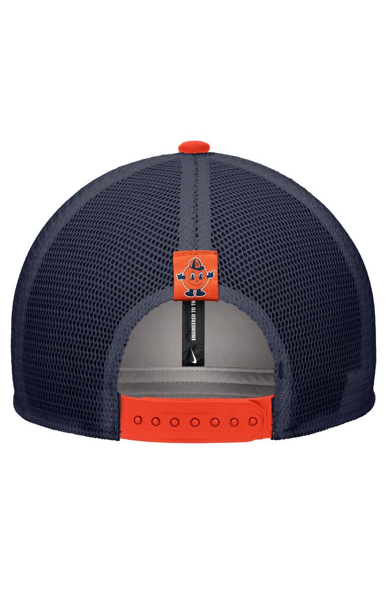 Nike Men's Nike Orange Syracuse Orange Vintage Arch Rise Performance Trucker Adjustable Hat, Alternate, color, Orange