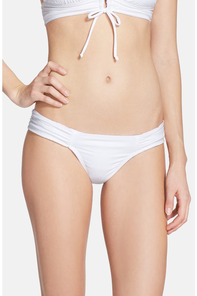'Yolanda' Hipster Bikini Bottoms, Main, color, WHITE
